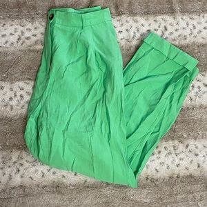High Waist Neon Trousers